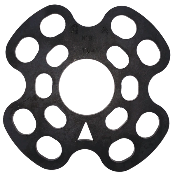 Rear stub axle spacer n° 8 setting 1°04'