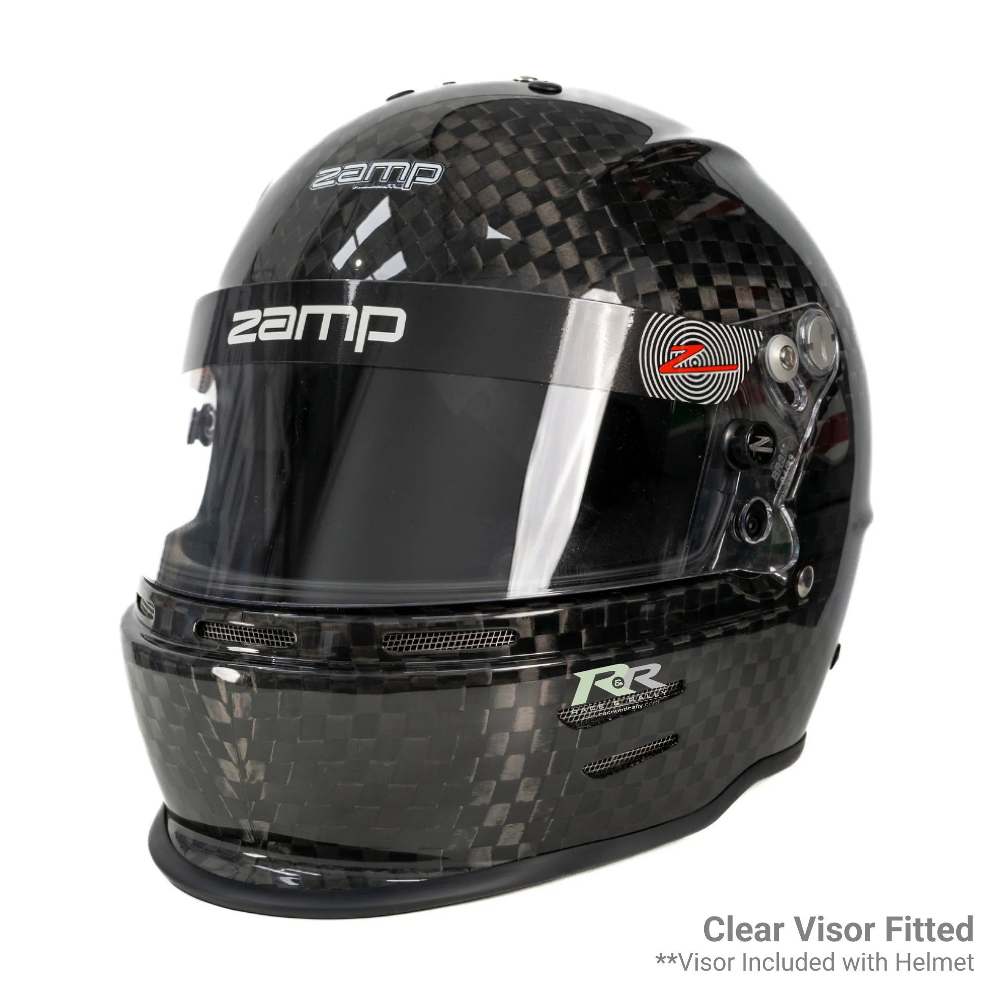 RZ 48 Youth Karting Helmet - Carbon - Image 4