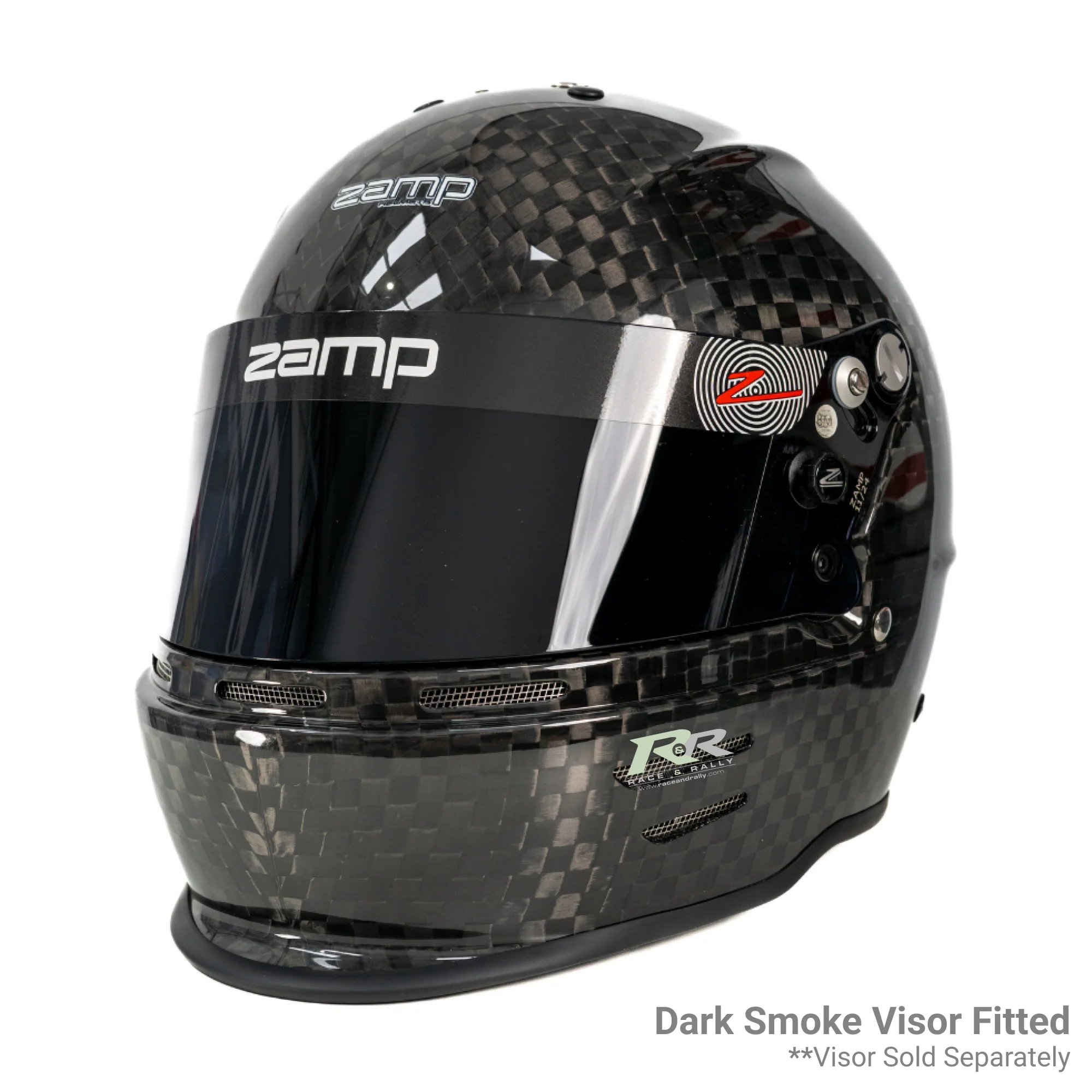 RZ 48 Youth Karting Helmet - Carbon - Image 5