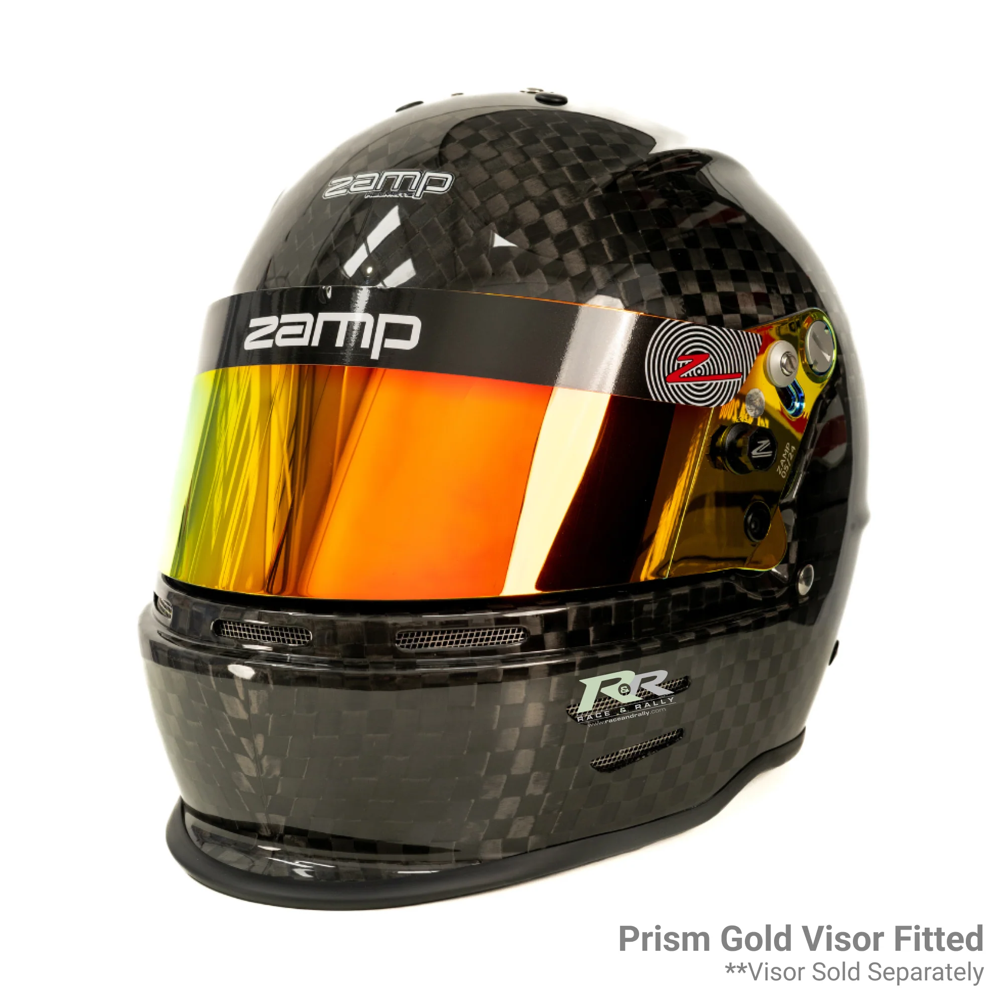 RZ 48 Youth Karting Helmet - Carbon - Image 7