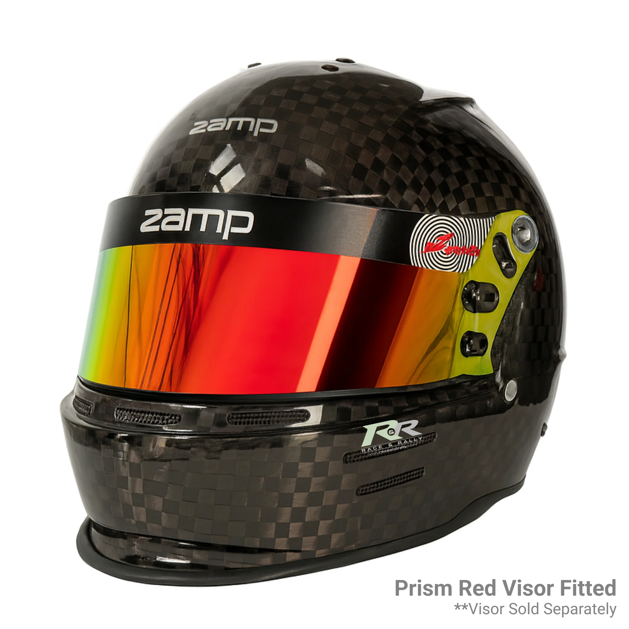 RZ 48 Youth Karting Helmet - Carbon - Image 9