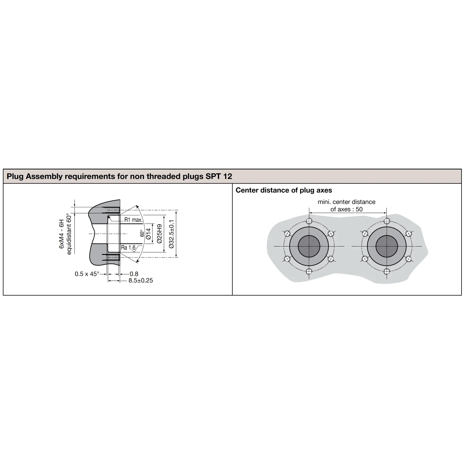 SPT 12 Non Threaded Plug - Image 4