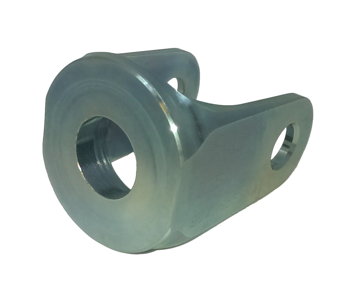 Steering rack clevis