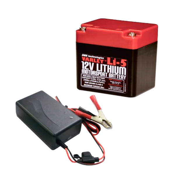 Varley Lithium Li-5 12V 5.5Ah Battery - incl. 2 Amp Charger - Image 2