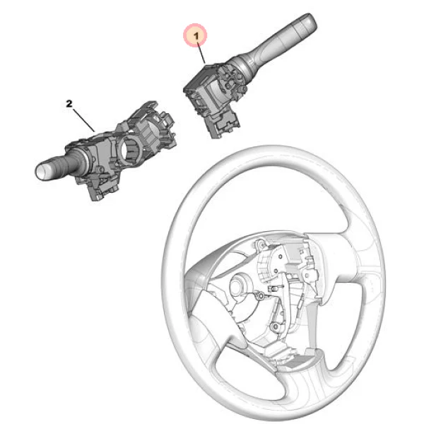 Wash wiping control stalk - Image 2
